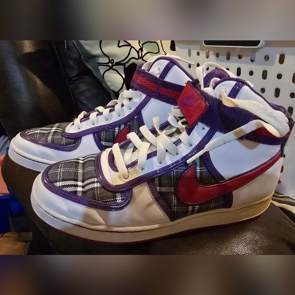 Womens Nike Vandal High Sneaker New Original Size: 9 Force Dunk Boots White